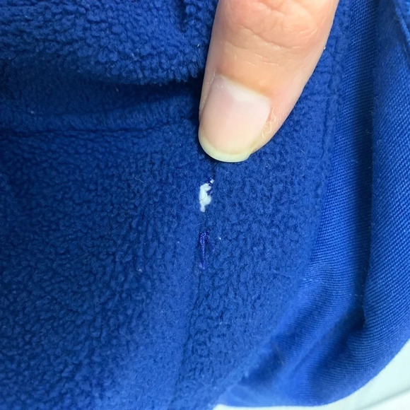 VTG Mickey Inc Walt Disney Fleece Sweatshirt Mickey Mouse Mens XL Front Zip FLAW - Picture 13 of 15